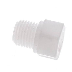 Anillo reductor G1/8'' hembra x G1/4'' Macho Polipropileno (pp) 10bar (140.5psi) FDA 17mm Hex.