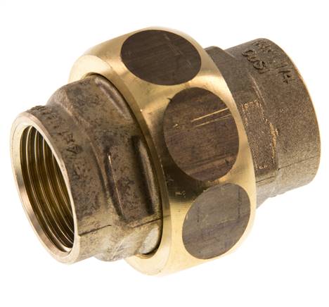 Unión Conector Recto Rp3/4'' Femenino Latón Junta Plana Centellen 16bar (224.8psi)