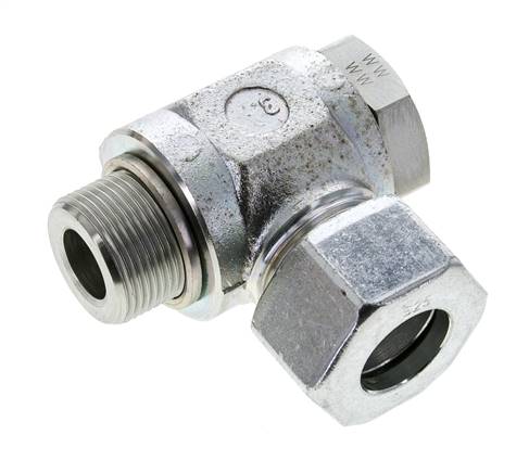 25S & M33x2 Racor giratorio de acero cincado con rosca macho 250 bar giratorio ISO 8434-1