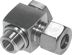 16S y M22x1,5 Accesorio de corte de unión giratoria de acero inoxidable con rosca macho 400 bar Giratorio ISO 8434-1