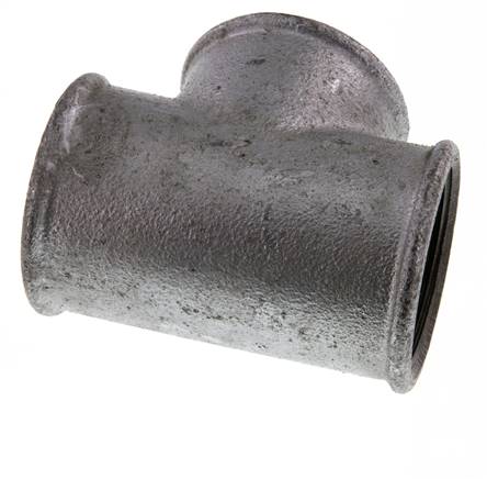 Rp 2'' T de hierro fundido galvanizado 25 Bar