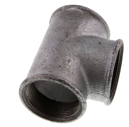 Rp 2'' T de hierro fundido galvanizado 25 Bar