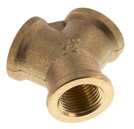Rp 1/2'' Y-Pieza de latón 16 Bar