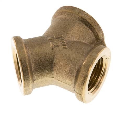 Rp 1/2'' Y-Pieza de latón 16 Bar