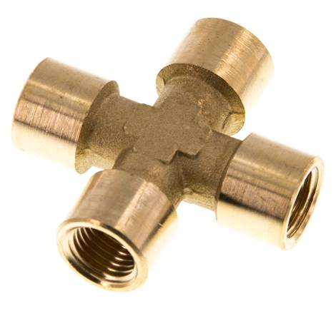 G 1/4'' Cruz de latón hembra 16 Bar