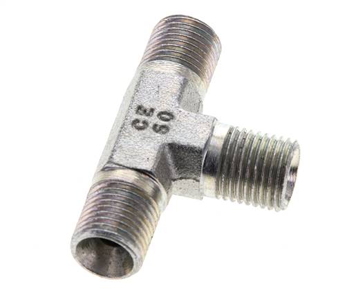 Racor en T G1/4'' Acero Macho 350bar (4917,5psi)