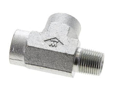 Racor en T 3/8'' NPT Macho x Hembra Acero 210bar (2950.5psi)