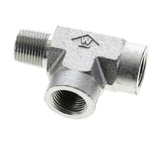 Racor en T 3/8'' NPT Macho x Hembra Acero 210bar (2950.5psi)