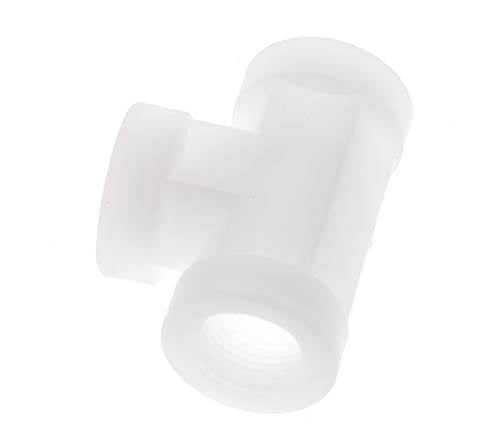 Racor en T G3/8'' Hembra Polipropileno (pp) FDA 10bar (140,5psi)