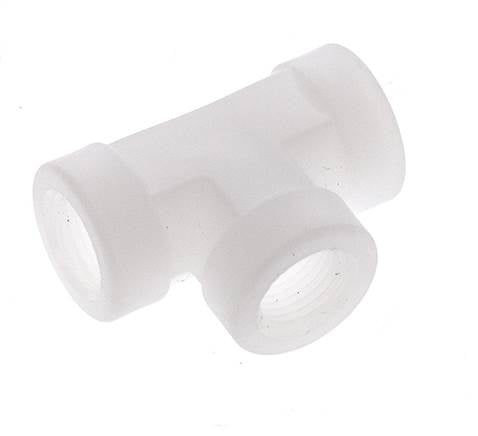 Racor en T G1/8'' Hembra Polipropileno (pp) FDA 10bar (140,5psi)