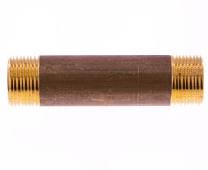 G 3/4'' Espiga doble de latón 16 Bar DIN 2982 - 100mm