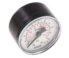 0..10 Bar (0,.145 psi) Manómetro Acero trasero / latón 50 mm Clase 1.6