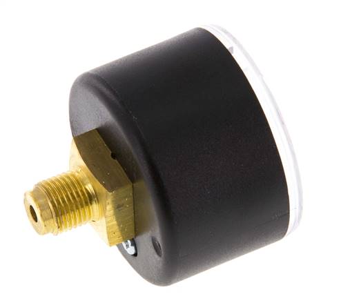 Manómetro de presión 0.4 bar (0..58 psi) Plástico trasero / latón 40 mm Clase 2.5