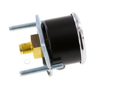 0..40 Bar (0..580 psi) Manómetro de montaje en panel Acero/Latón 40 mm Clase 2.5 (Soporte)