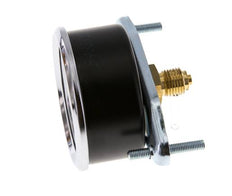 0..6 Bar (0..87 psi) Manómetro de montaje en panel Acero/Latón 63 mm Clase 2.5 (Soporte)