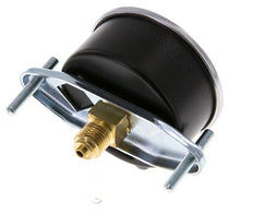 0..6 Bar (0..87 psi) Manómetro de montaje en panel Acero/Latón 63 mm Clase 2.5 (Soporte)