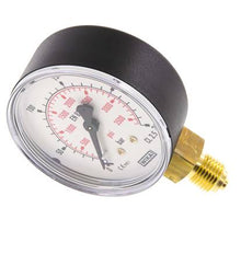 0..250 Bar (0..3626 psi) Manómetro por debajo de plástico / latón 63 mm Clase 2.5