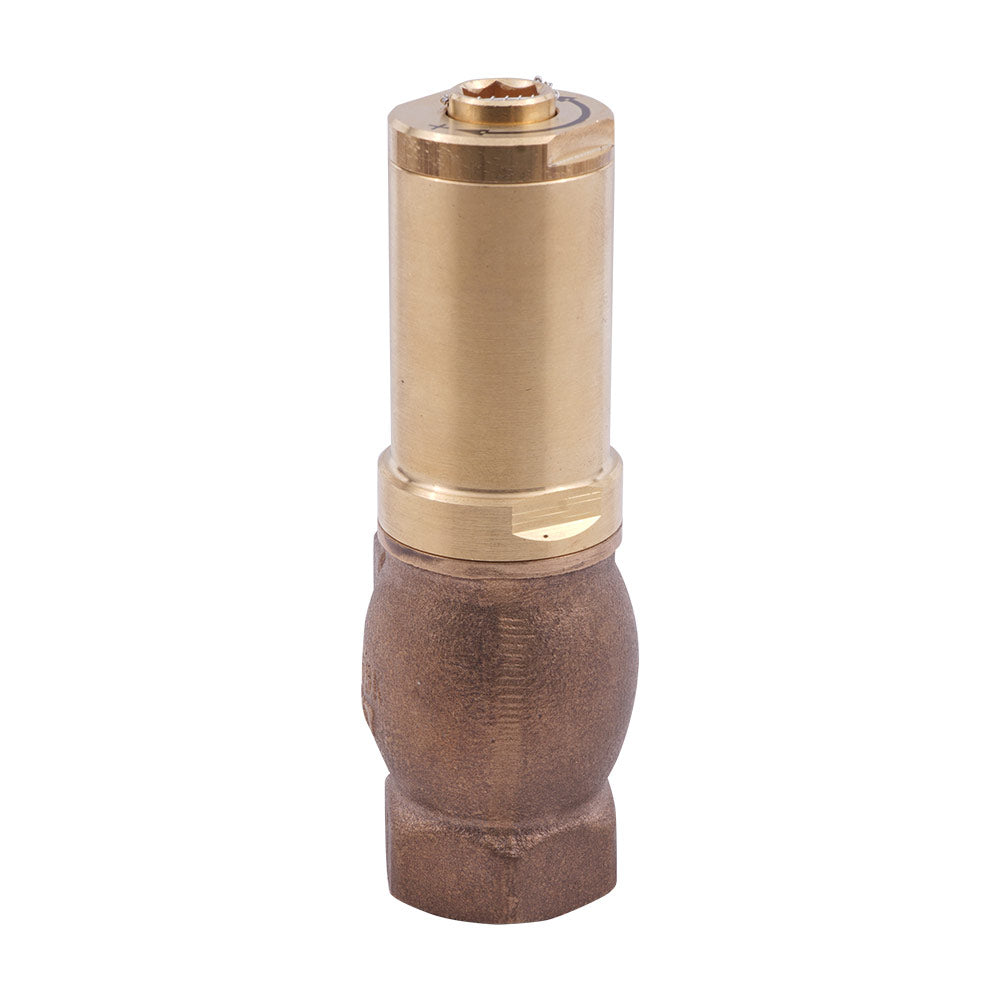 G3/4'' Válvula de alivio de latón 2 - 8 bar / 29 - 116 psi