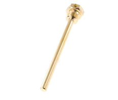Termopozo de aleación de cobre G de 1/2 pulgada fijado con pernos para vástago de 160 mm máx. 160°C y 6 barras