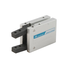 Pinza neumática de doble efecto de 2 mordazas de 30 grados D12 mm