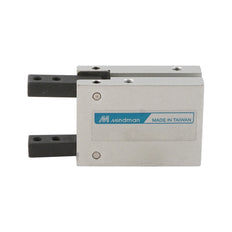 Pinza neumática de doble efecto de 2 mordazas de 30 grados D32 mm