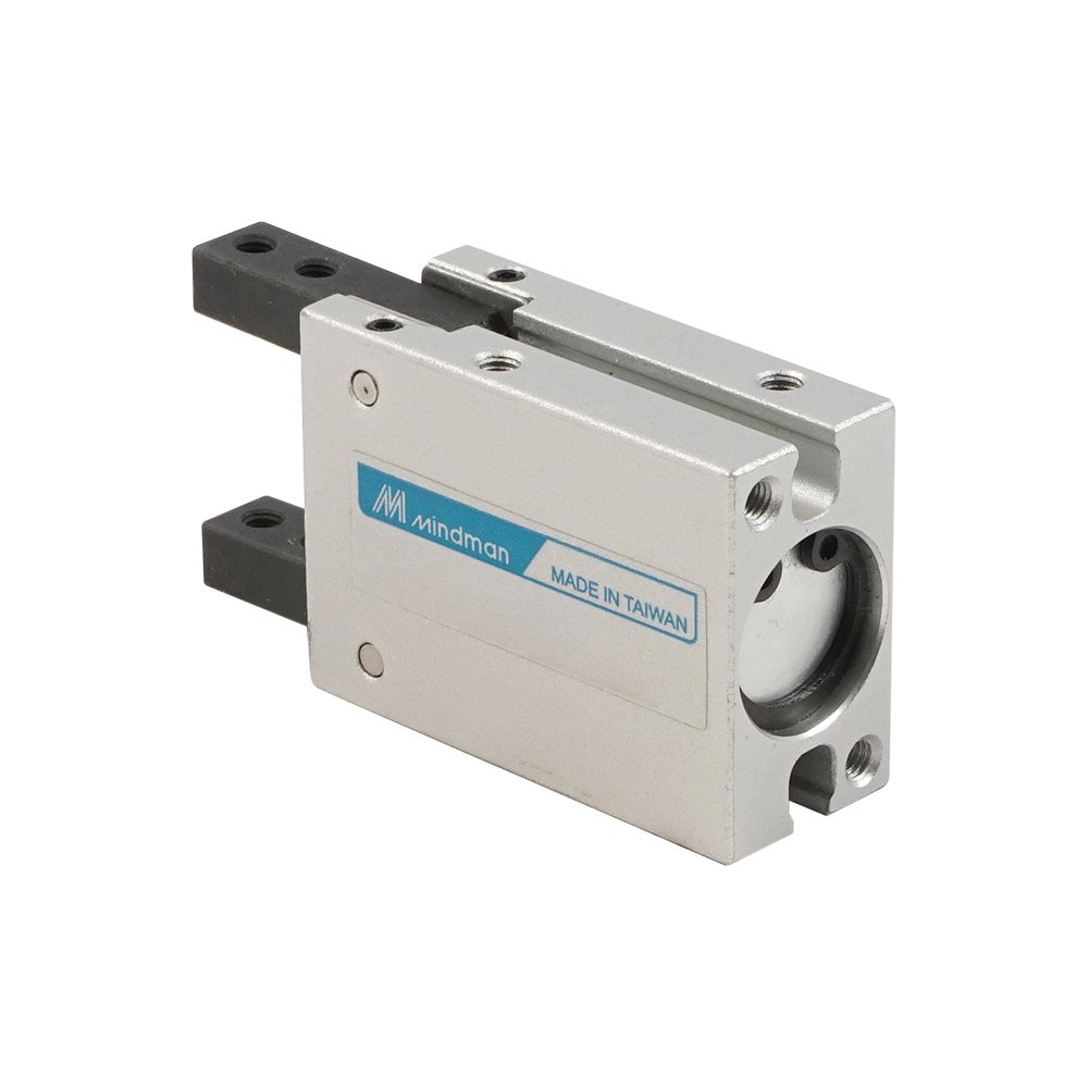 Pinza neumática de doble efecto de 2 mordazas de 30 grados D25 mm