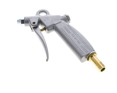 pistola de aire comprimido de aluminio de flujo ajustable de 13 mm con boquilla corta