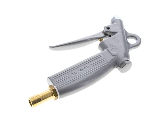 pistola de aire comprimido de aluminio de flujo ajustable de 13 mm con boquilla corta