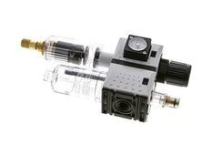 FRL 2 Partes G1/4'' 800l/min 0.5-8.0bar/7-116psi Auto Policarbonato Futura 0
