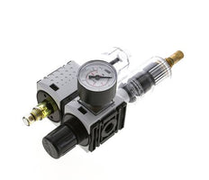 FRL G1/4'' 800l/min 0,5-10,0bar/7-145psi Manómetro de 40 mm Futura 0
