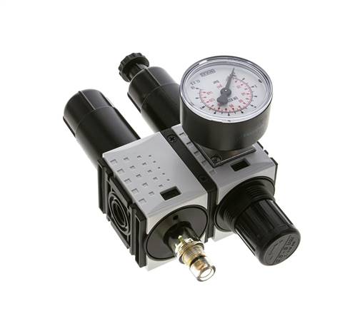 FRL G1/4'' 800l/min 0,5-8,0bar/7-116psi Manómetro de 40 mm Futura 0