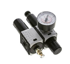FRL G1/4'' 800l/min 0,5-8,0bar/7-116psi Manómetro de 40 mm Futura 0