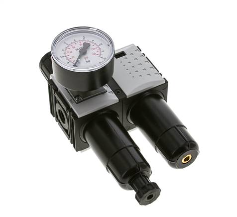 FRL G1/4'' 800l/min 0,5-8,0bar/7-116psi Manómetro de 40 mm Futura 0