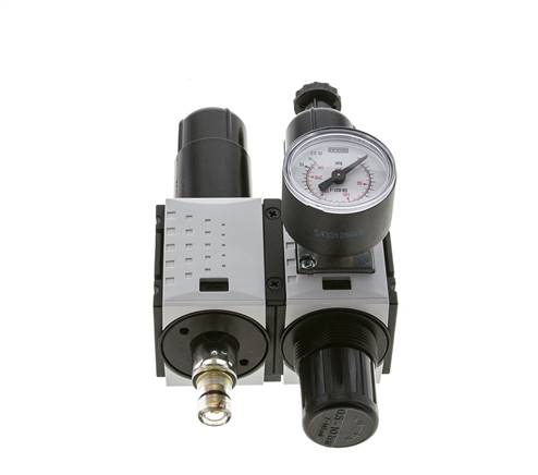 FRL G1/4'' 800l/min 0,5-10,0bar/7-145psi Manómetro de 40 mm Futura 0