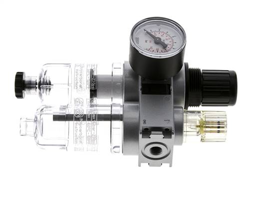 FRL 2 Partes G1/8'' 700l/min 0.2-6.0bar/3-87psi Semi-Auto 40 mm Manómetro Policarbonato Multifix 0