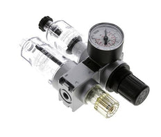 FRL 2 Partes G1/8'' 700l/min 0.2-6.0bar/3-87psi Semi-Auto 40 mm Manómetro Policarbonato Multifix 0