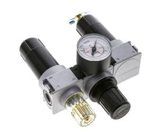 FRL 3 Partes G1/4'' 750l/min 0.5-10.0bar/7-145psi Semi-Auto 40 mm Manómetro Metal Multifix 0