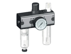 FRL 3 Partes G3/8'' 1200l/min 0.5-10.0bar/7-145psi Jaula de Protección Semiautomática de Policarbonato Multifix 1