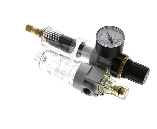FRL 2 Partes G1/4'' 350l/min 0.5-16.0bar/7-232psi Auto Policarbonato Estándar 0