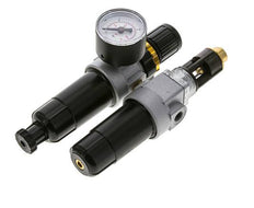 FRL 2 Partes G1/8'' 350l/min 0.5-10.0bar/7-145psi Semi-Auto Metal Estándar 0