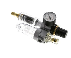 FRL 2 Partes G1/4'' 350l/min 0.5-10.0bar/7-145psi Auto Policarbonato Estándar 0
