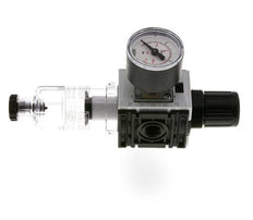 Filtro-regulador G1/4'' 1000l/min 0,5-10,0bar/7-145psi Manómetro de 40 mm Futura 0