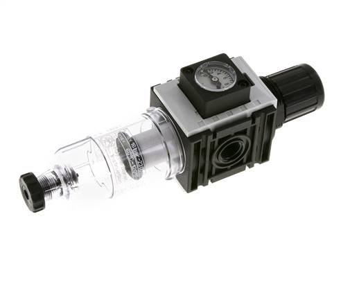 Filtro regulador G1/4'' 1000l/min 0,5-10,0bar/7-145psi Futura 0