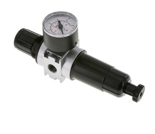 Filtro-regulador G1/4'' 1450l/min 0,1-3,0bar/1-44psi Manómetro de 40 mm Multifix 0