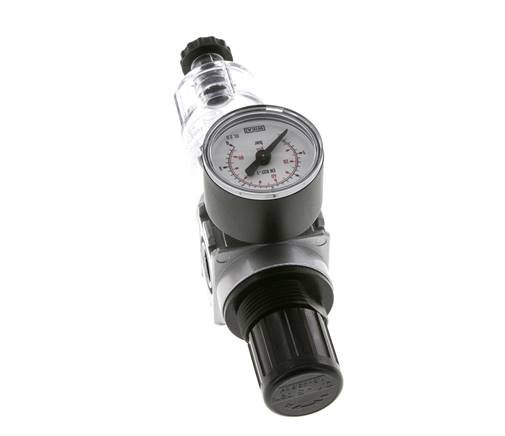 Filtro-regulador G1/4'' 1450l/min 0,1-3,0bar/1-44psi Manómetro de 40 mm Multifix 0