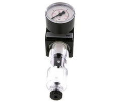 Filtro-regulador G3/8'' 1600l/min 0.5-10.0bar/7-145psi Semi-Auto Policarbonato Multifix 1
