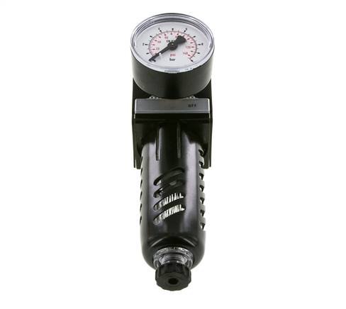 Filtro-regulador G3/8'' 1600l/min 0.2-6.0bar/3-87psi Jaula protectora semiautomática de policarbonato Multifix 1