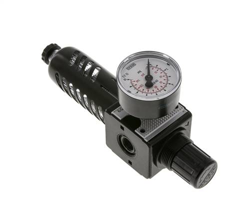 Filtro regulador G1/4'' 1600l/min 0,2-6,0bar/3-87psi Jaula de protección Multifix 1
