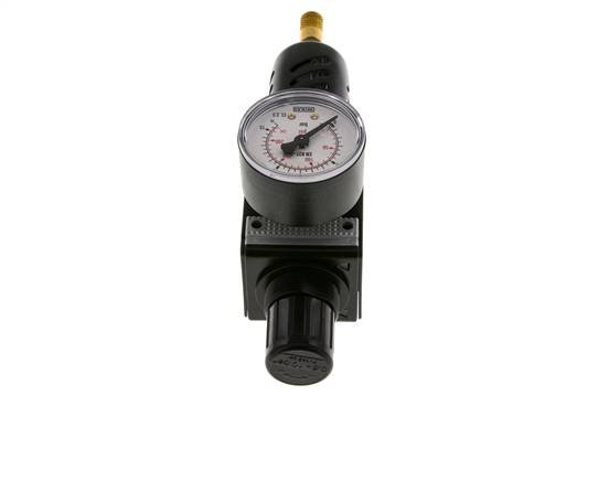 Filtro regulador G3/8'' 1600l/min 0,5-10,0bar/7-145psi Jaula de protección Multifix 1