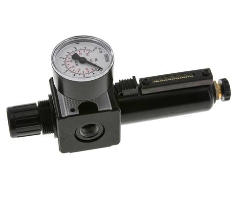 Filtro-regulador G3/8'' 1600l/min 0.2-6.0bar/3-87psi Semi-Auto Metal Multifix 1